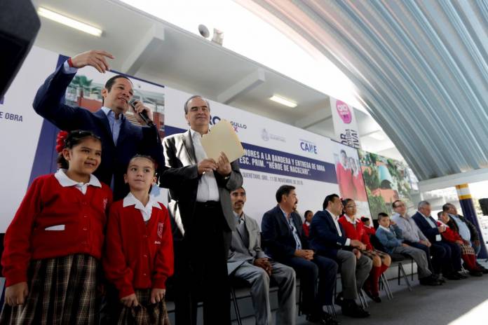 Refrenda Gobernador Apoyo Para Obras De Infraestructura Educativa En 2020 