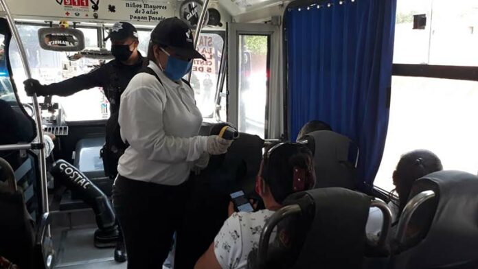 Aplican Filtro Sanitario Contra Covid19 En San Juan Del Río, Querétaro