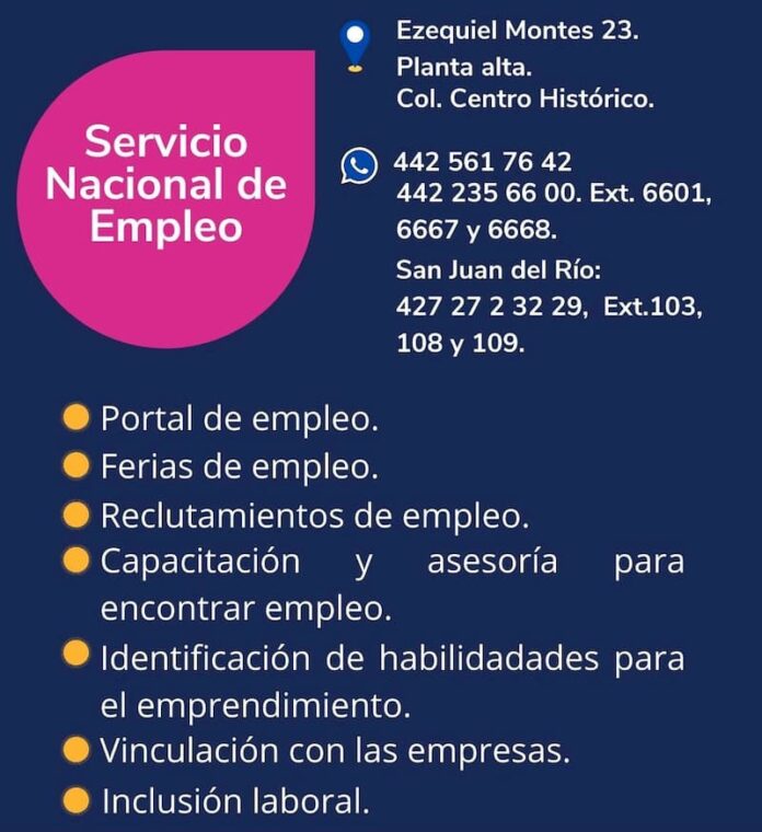 Reporta ST y SNE colocación de más de 8 mil personas en trabajos formales en Querétaro