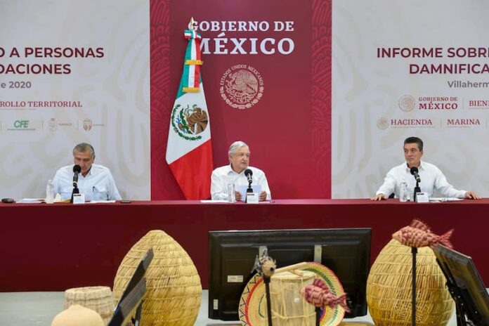 Gobierno federal destinará 18 mil mdp a atención de damnificados en Tabasco y Chiapas: Presidente AMLO