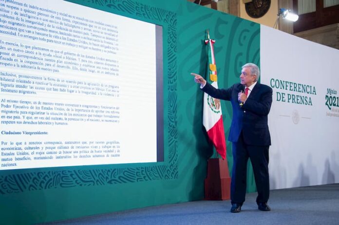 AMLO envía carta a Joe Biden para desearle éxito como presidente de Estados Unidos