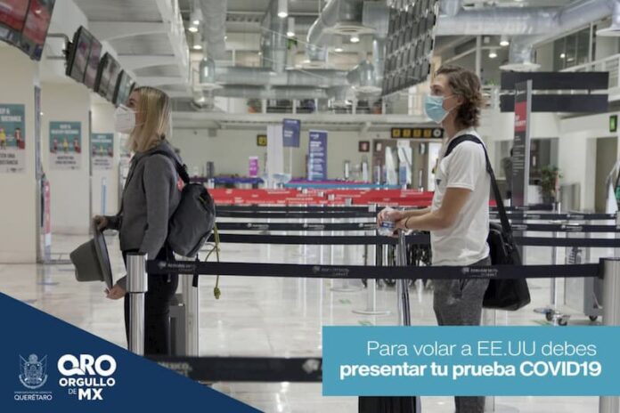 Para volar a EE.UU. se deberá presentar una prueba negativa de COVID-19