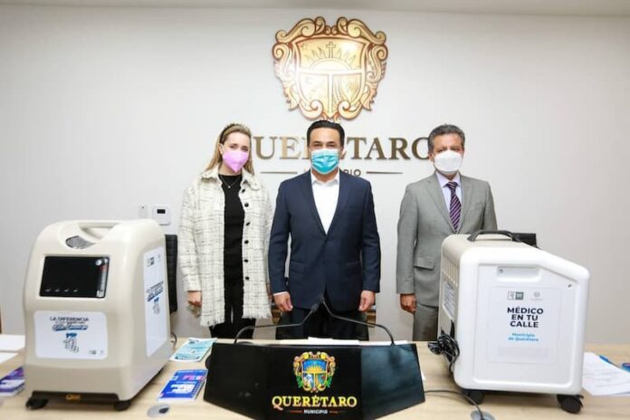 Municipio de Querétaro inicia préstamo de concentradores de oxígeno
