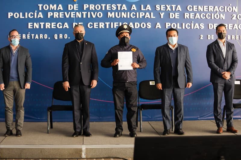 Se graduó la 6ta Generación de Cadetes de la SSPM de Querétaro