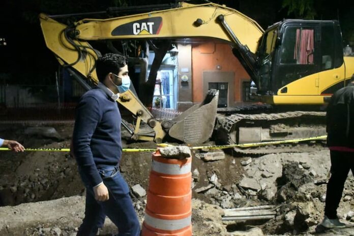 Supervisa Agustín Dorantes avance de obras en el Barrio de Hércules