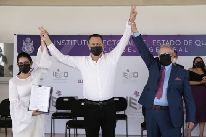 Se registra Mauricio Kuri en candidatura común con Querétaro Independiente