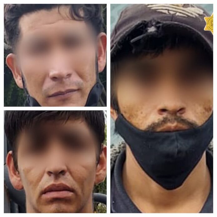 3 detenidos por robar cable en Tlacote el Bajo, QRO