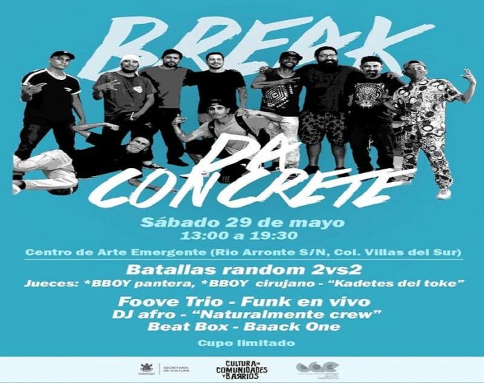 Se realizó el 1er encuentro regional de break dance Break da concrete en Querétaro