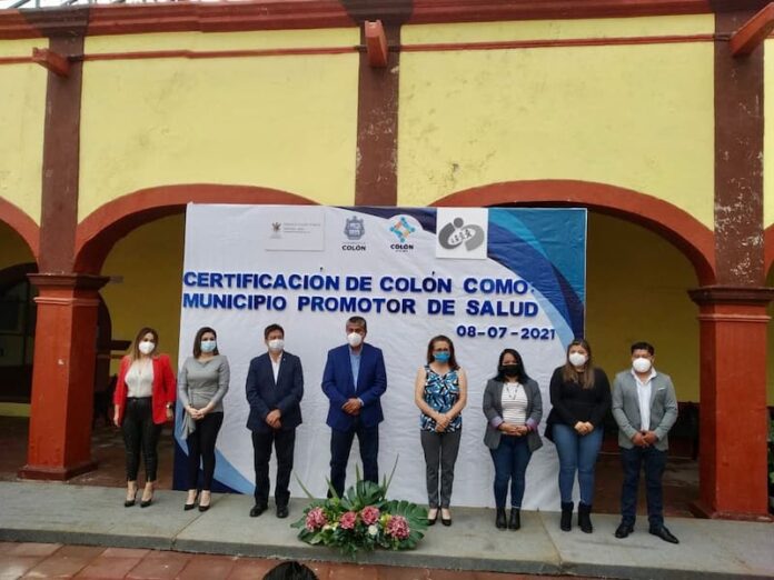 Municipio de Colón recibe certificación por ser Promotor de Salud