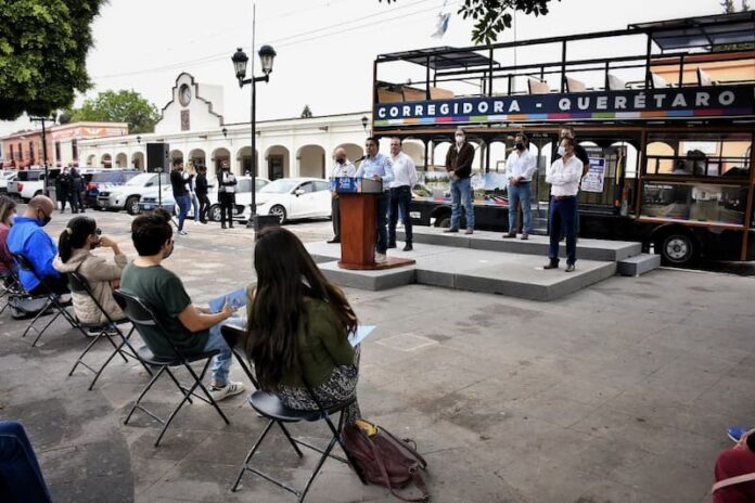 Presentan proyecto de Tranvía Turístico en Corregidora