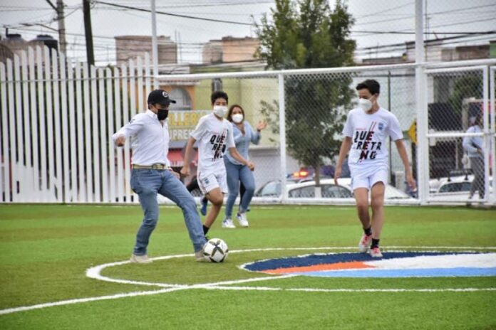 Rehabilitan Parque Misión San Carlos en el municipio de Corregidora