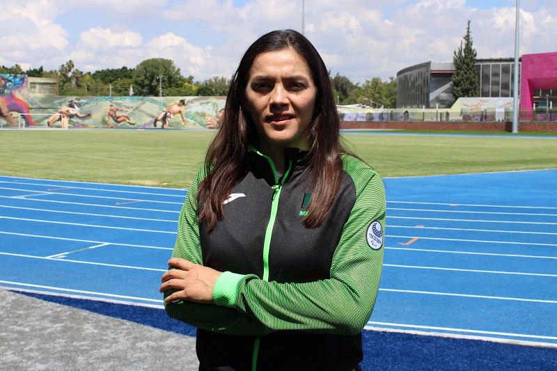 María del Rosario Espinoza, triple medallista olímpica realizó una visita a QRO