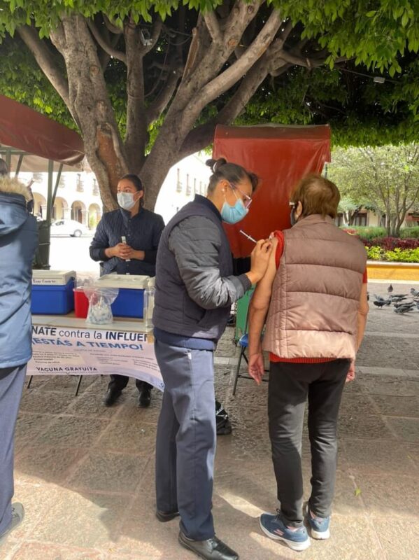 Al momento se han aplicado 234 mil 47 dosis de vacuna contra Influenza en el Estado de Querétaro