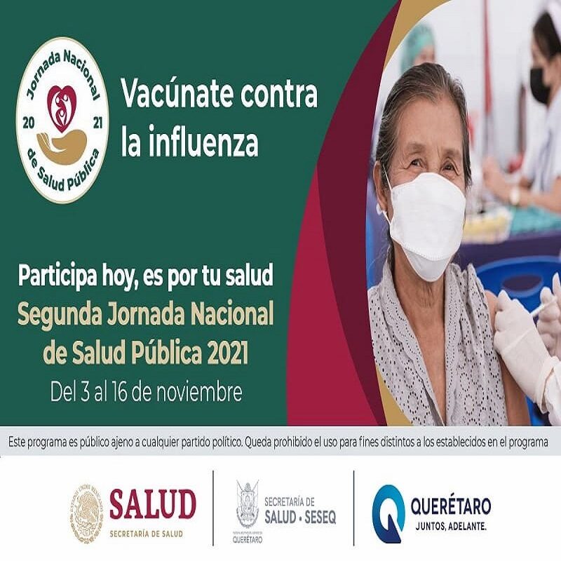 Comienza 2da Jornada Nacional de Salud Pública 2021 en el estado de Querétaro