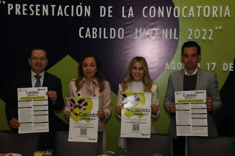 Presentan convocatoria para Cabildo Juvenil 2022 en mpio de Querétaro