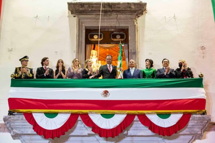 Mauricio Kuri encabeza ceremonia del Grito de Independencia en Querétaro