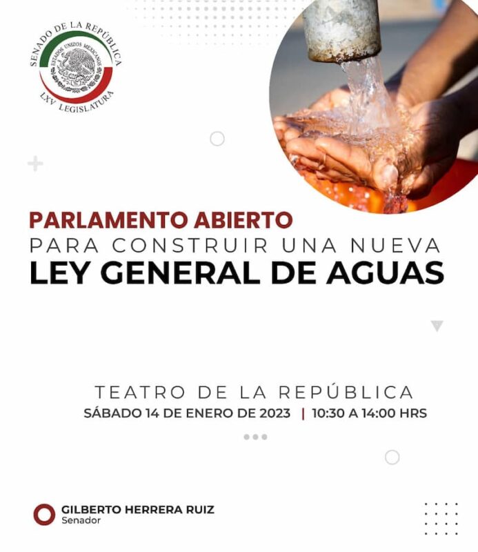 Inician parlamentos abiertos para crear la nueva Ley General de Aguas en Qro