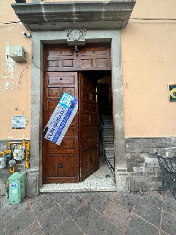 Clausuran restaurante en Centro Histórico de Querétaro por irregularidades