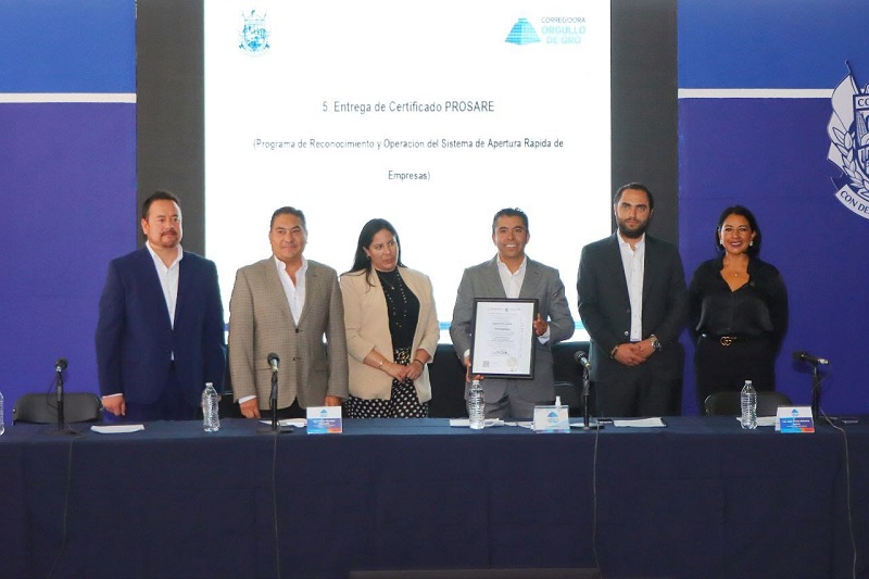 Corregidora obtiene Certificación PROSARE en Eficiencia Regulatoria