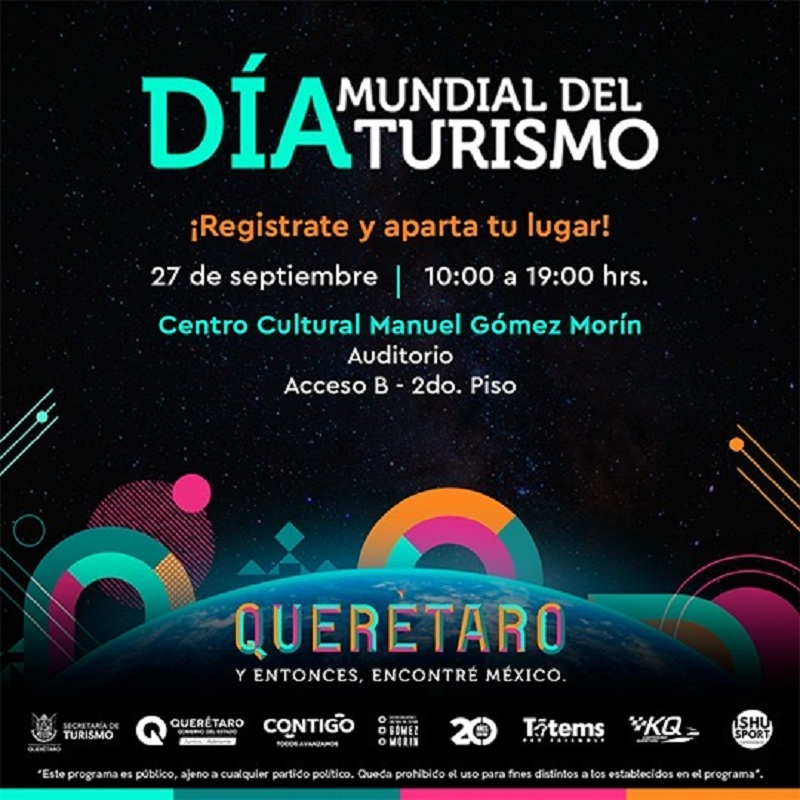 Día Mundial del Turismo en Querétaro: conferencias y exposiciones en el Centro Cultural