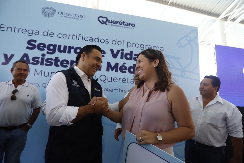Más de mil 700 beneficiados con el Seguro de Vida y Asistencia Médica del mpio de Querétaro
