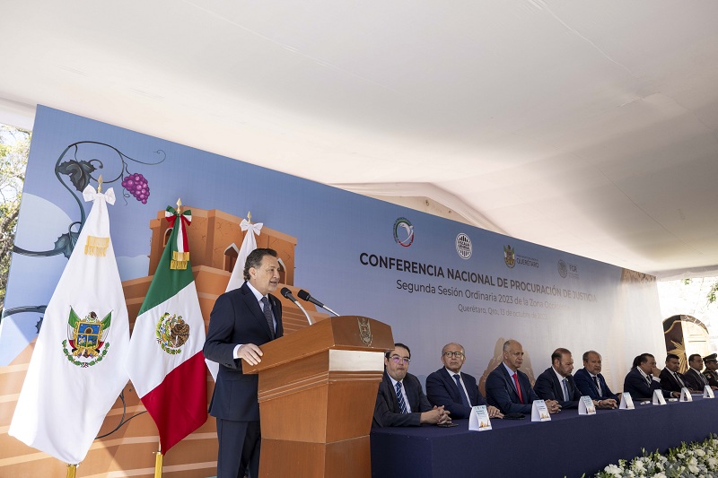 Gobernador Mauricio Kuri inaugura sesión de la conferencia nacional de procuración de justicia