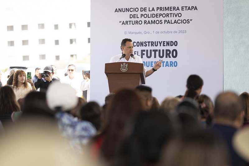 Inauguración del Polideportivo "Arturo Ramos Palacios" en proyecto