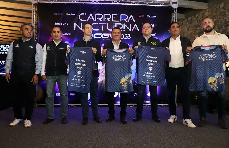 ¡Prepárate para correr bajo las estrellas! Carrera Nocturna CGV 2023 se acerca a Querétaro